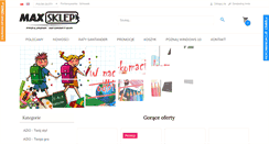 Desktop Screenshot of maxsklep.pl